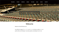 Desktop Screenshot of musictechtuition.com